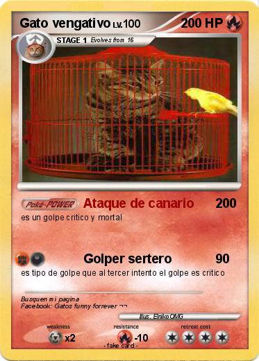 Pokemon Gato vengativo