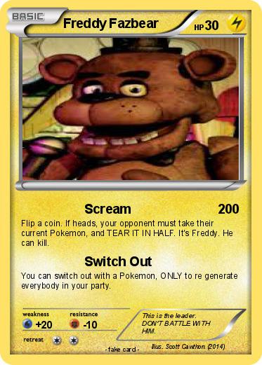 Pokemon Freddy Fazbear