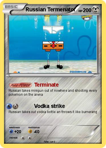 Pokemon Russian Termenator
