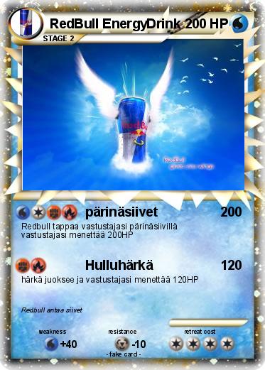 Pokemon RedBull EnergyDrink