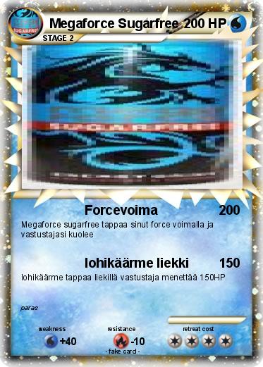 Pokemon Megaforce Sugarfree