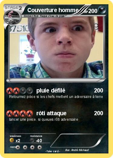 Pokemon Couverture homme