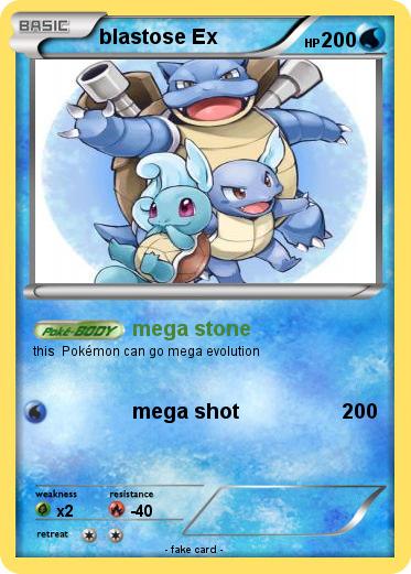 Pokemon blastose Ex