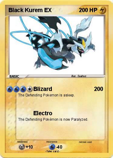 Pokemon Black Kurem EX