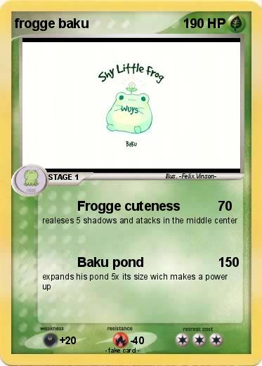 Pokemon frogge baku