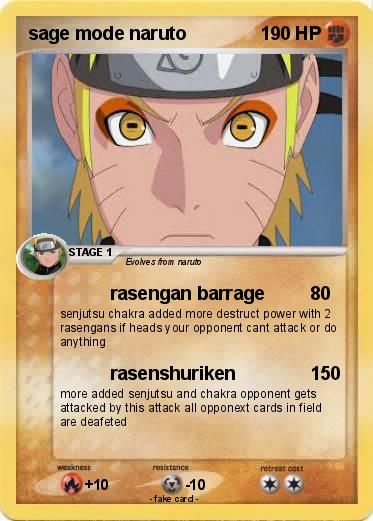 Pokemon sage mode naruto