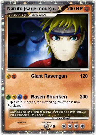Pokemon Naruto (sage mode)