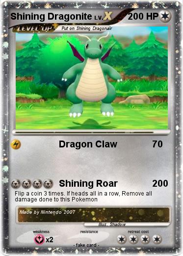 Pokemon Shining Dragonite