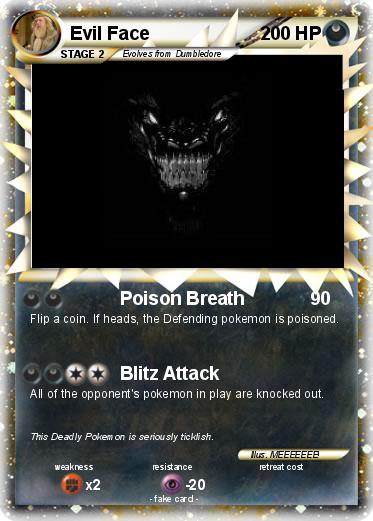 Pokemon Evil Face