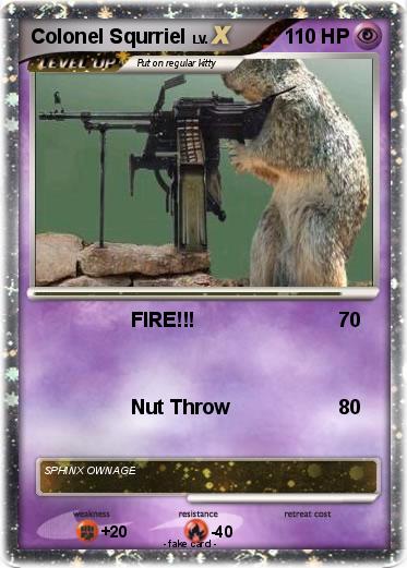 Pokemon Colonel Squrriel