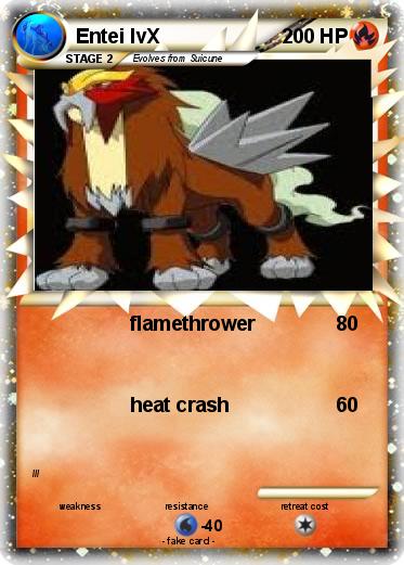 Pokemon Entei lvX