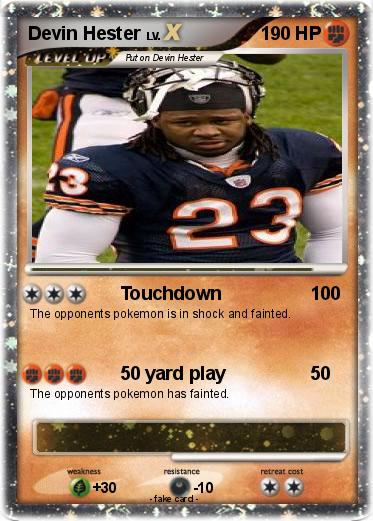Pokemon Devin Hester