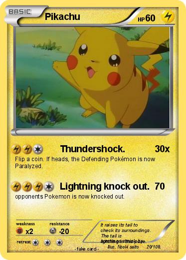 Pokemon Pikachu
