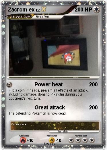 Pokemon Zacrom ex