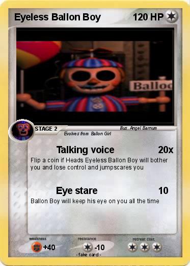 Pokemon Eyeless Ballon Boy