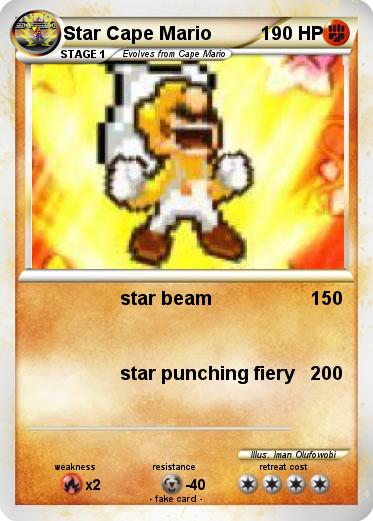 Pokemon Star Cape Mario