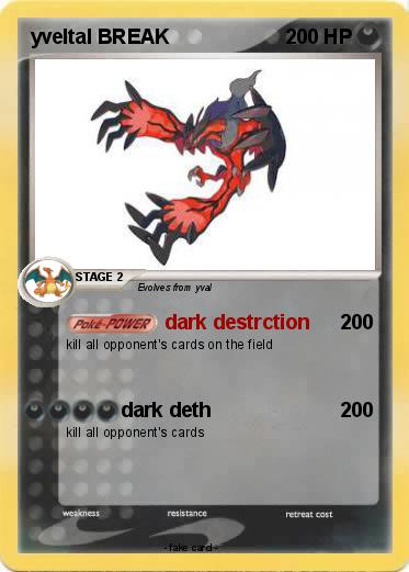 Pokemon yveltal BREAK