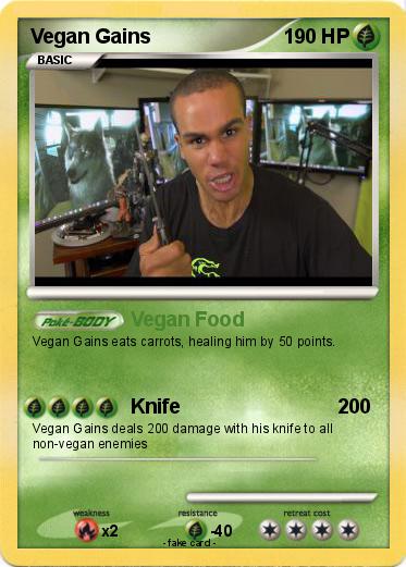 Pokemon Vegan Gains
