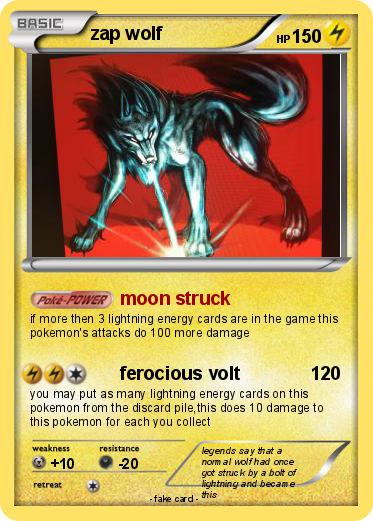 Pokemon zap wolf