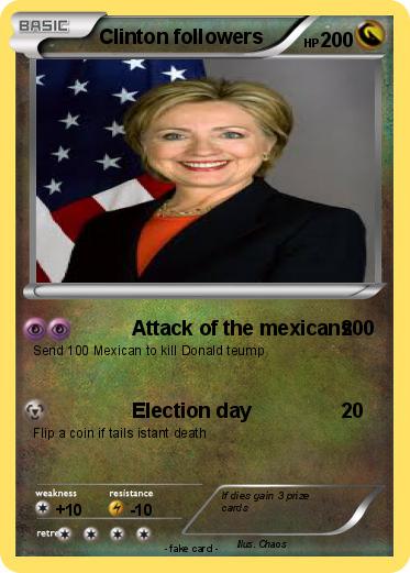 Pokemon Clinton followers