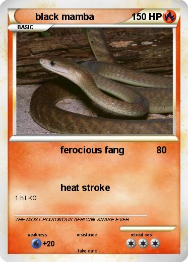 Pokemon black mamba