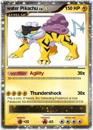 Pokemon water Pikachu