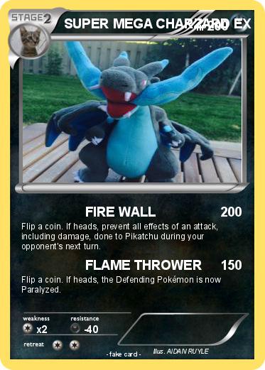 Pokemon SUPER MEGA CHARZARD EX