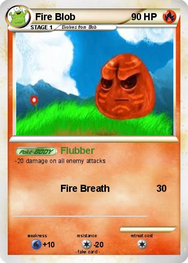 Pokemon Fire Blob