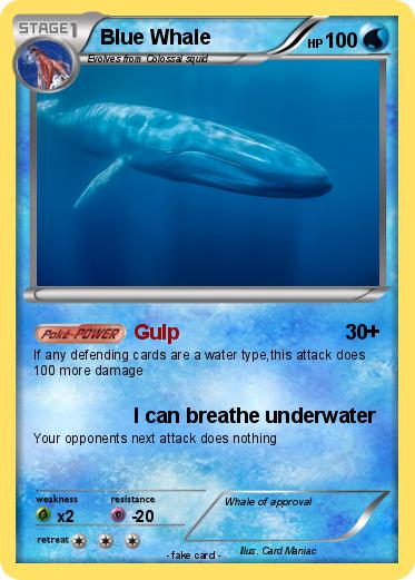 Pokemon Blue Whale
