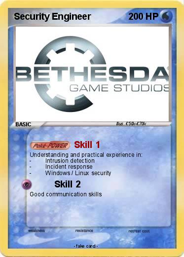 Pokemon Security Engineer