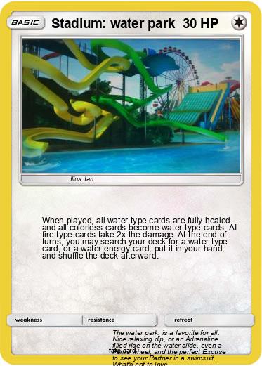 Pokemon Stadium: water park