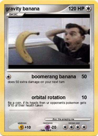 Pokemon gravity banana