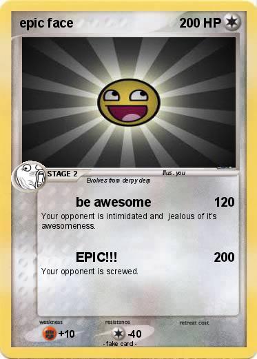 Pokemon epic face
