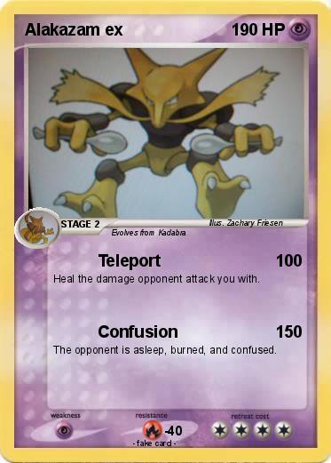Pokemon Alakazam ex