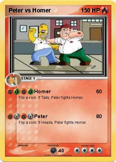 Pokemon Peter vs Homer