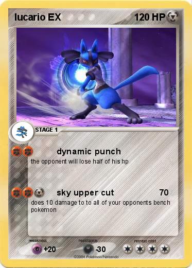 Pokemon lucario EX