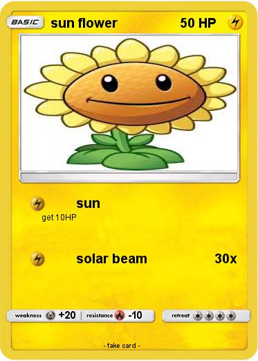 Pokemon sun flower