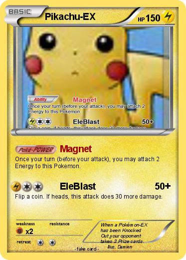 Pokemon Pikachu-EX