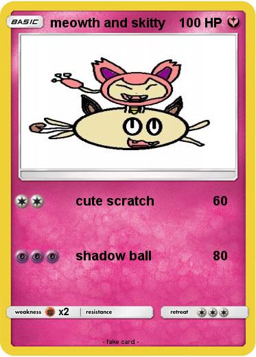 Pokemon meowth and skitty