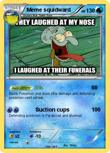 Pokemon Meme squidward