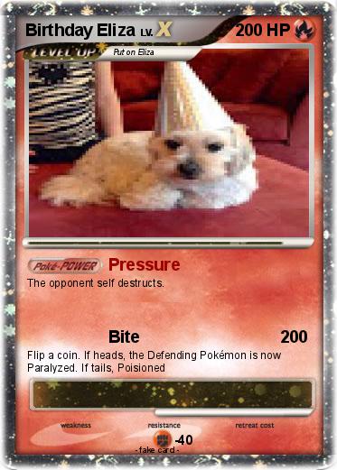 Pokemon Birthday Eliza