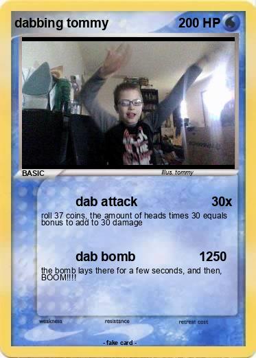 Pokemon dabbing tommy