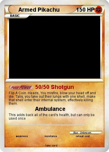 Pokemon Armed Pikachu