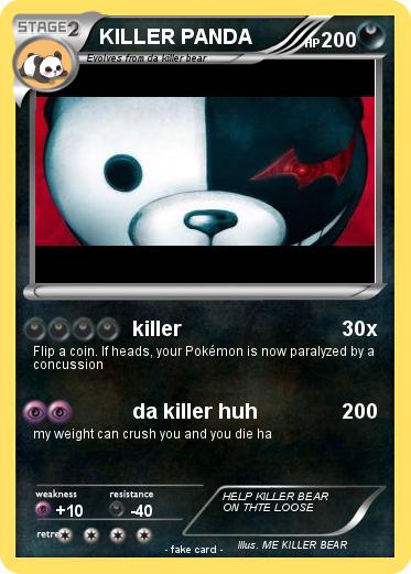 Pokemon KILLER PANDA
