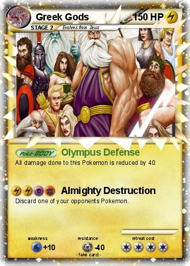 Pokemon Greek Gods