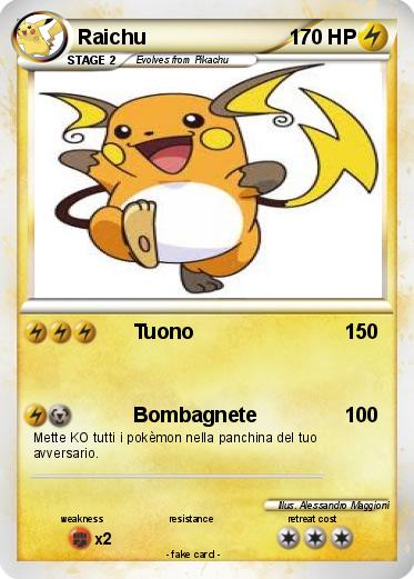 Pokemon Raichu