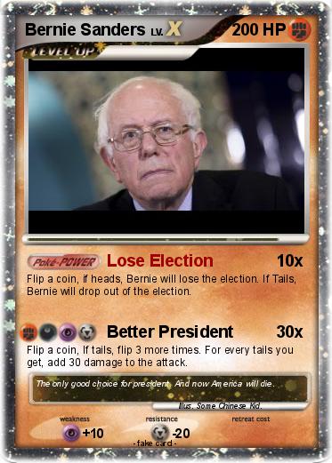Pokemon Bernie Sanders