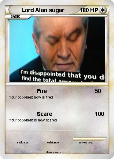 Pokemon Lord Alan sugar