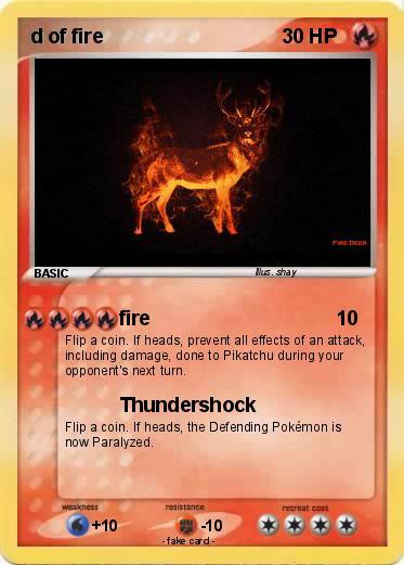 Pokemon d of fire