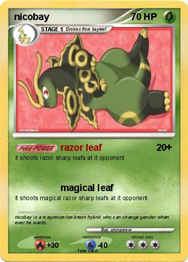 Pokemon nicobay